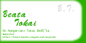 beata tokai business card